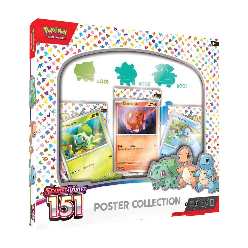 Pokemon TCG US version SV3.5 SCARLET & VIOLET: 151 Poster Collection Box