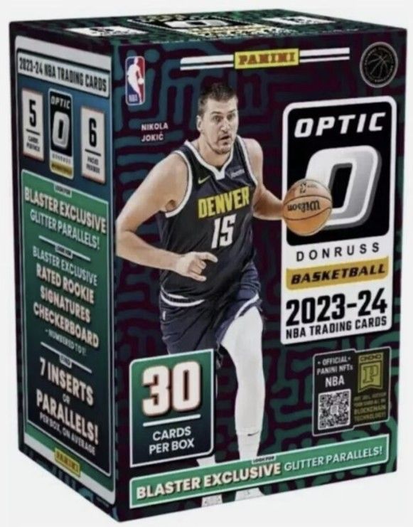 2023-24 Panini Donruss Optic Basketball 6-Pack Blaster Box (Glitter Parallels)