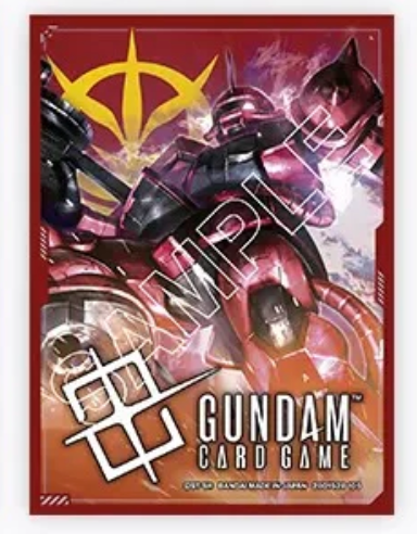 Bandai Gundam Card Game 高達卡牌遊戲 日版 Official Card Sleeve 01 (4TYPES) 高達卡牌遊戲 官方卡套 第一彈