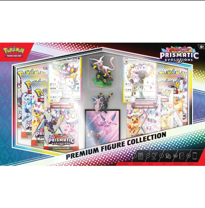 Pokemon TCG 美版 SV8.5 Prismatic Evolutions Figure Collection
