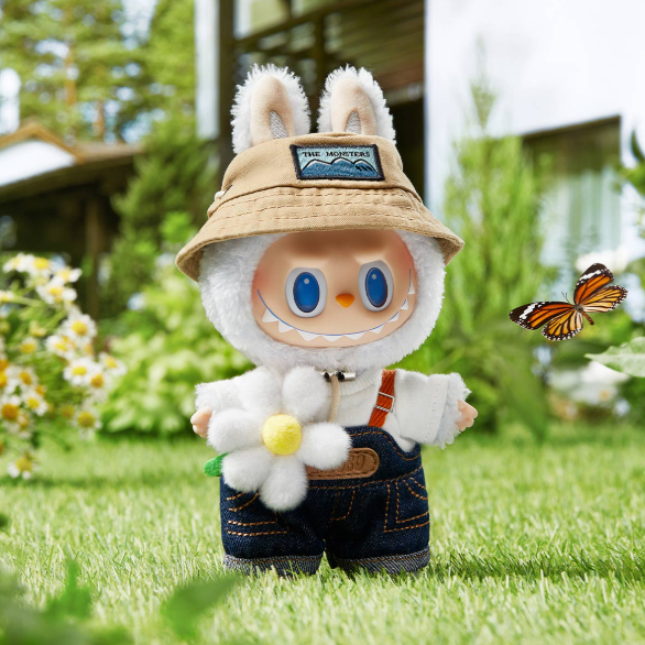 THE MONSTERS 春天野在家系列 - 搪膠毛絨公仔掛件