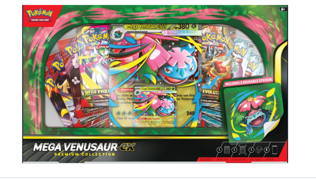 Pokemon TCG 美版 Mega Venusaur ex Premium Collection
