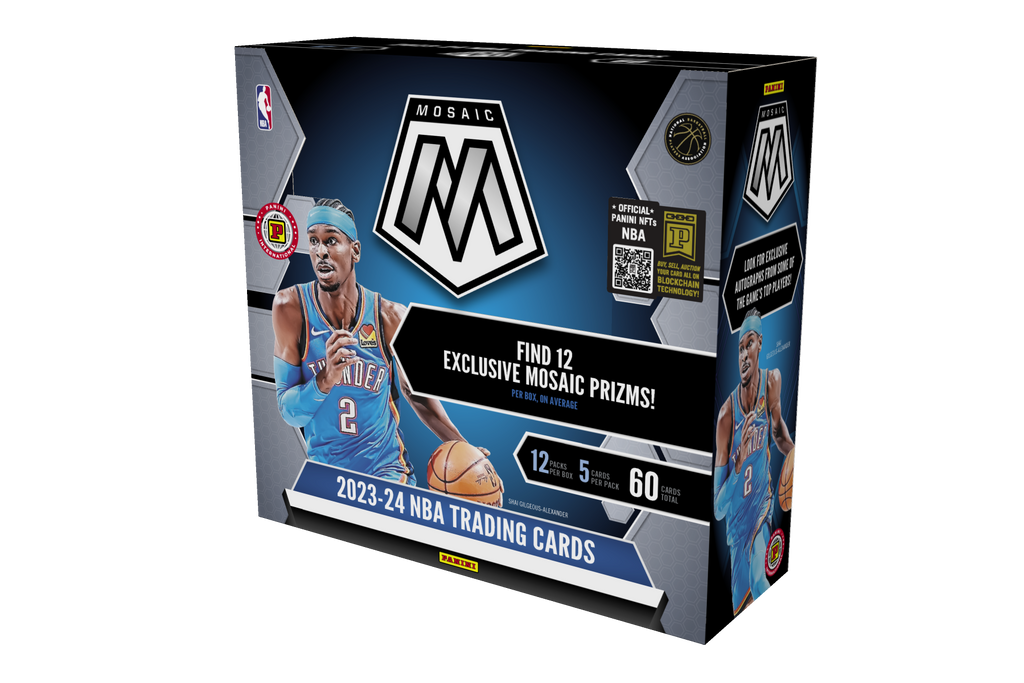 2023-24 Panini Mosaic NBA Trading Card Box (Hobby International)