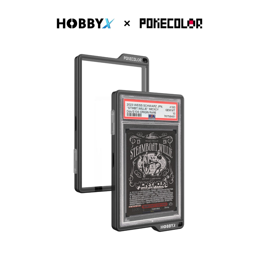 Collaboration Series - HOBBYX x POKECOLOR PSA Graded Card UV Protective Case