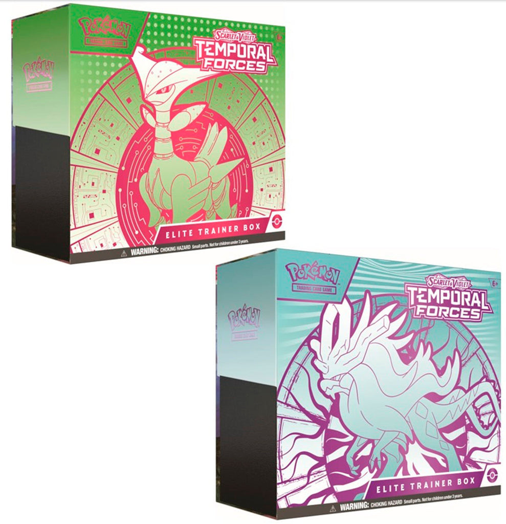 sv05 booster box Pokemon TCG US Version SV05 TEMPORAL FORCES Elite Trainer Box | HobbyX Store