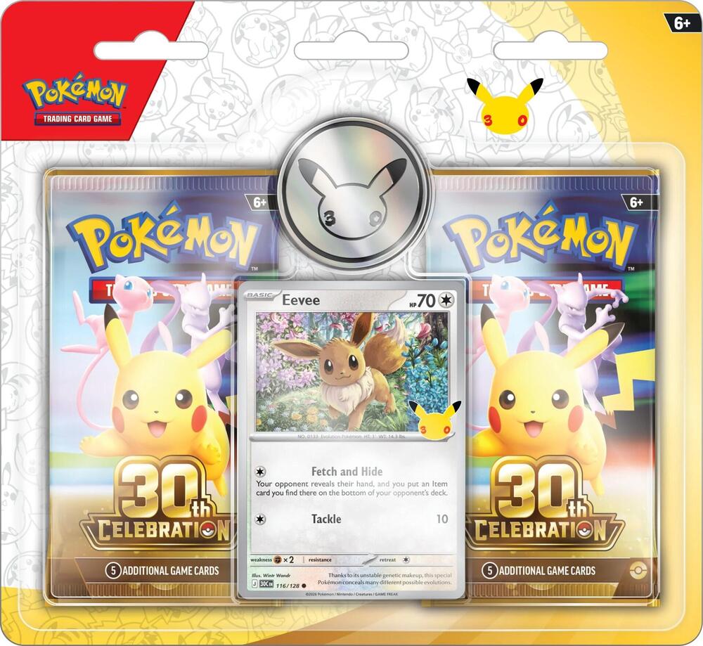 Pokemon TCG 美版 30th Celebration 2-pack Blister