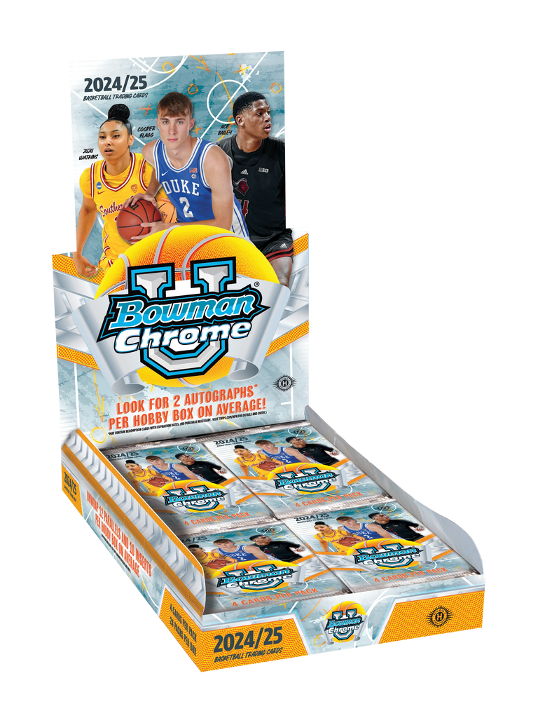 2024-25 Topps Bowman University Chrome® Basketball Hobby Box