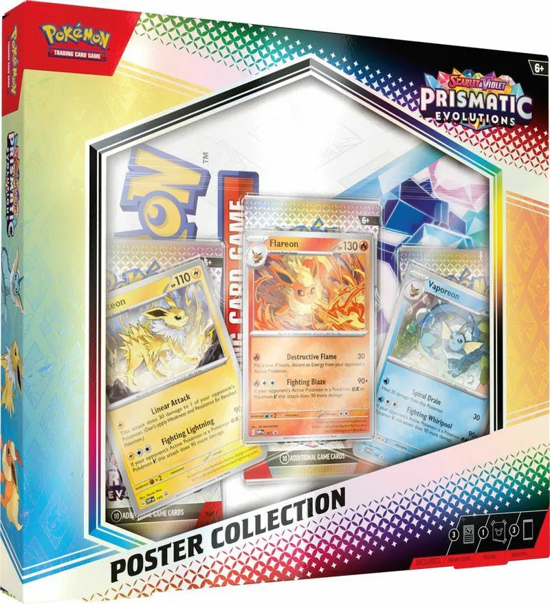 「預訂」Pokemon TCG 美版 SV8.5 SCARLET & VIOLET Prismatic Evolutions Poster Collection