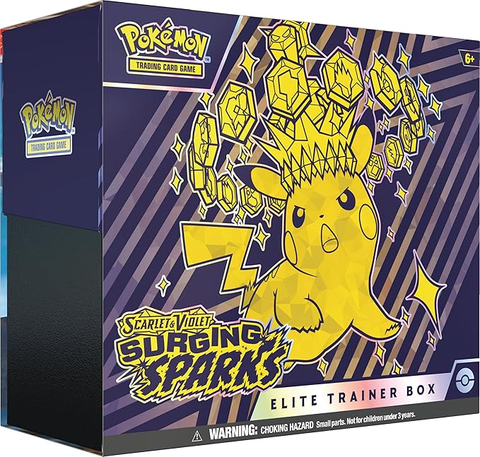 Pokemon TCG 美版 SV8 Scarlet & Violet - Surging Sparks ETB Elite Trainer Box