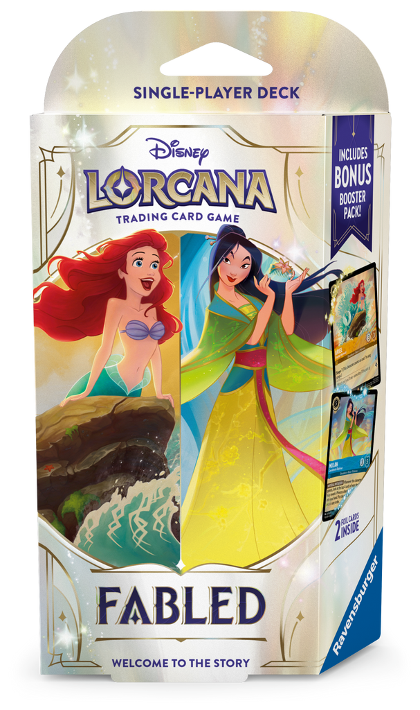 Disney Lorcana TCG Fabled Starter Deck