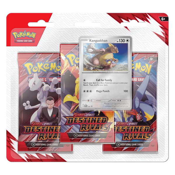 Pokemon TCG 美版 SV10 Destined Rivals 3 Pack Blister