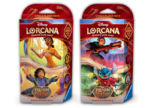 Disney Lorcana Tcg set 8-Reign of Jafar -Single Player Deck A/B