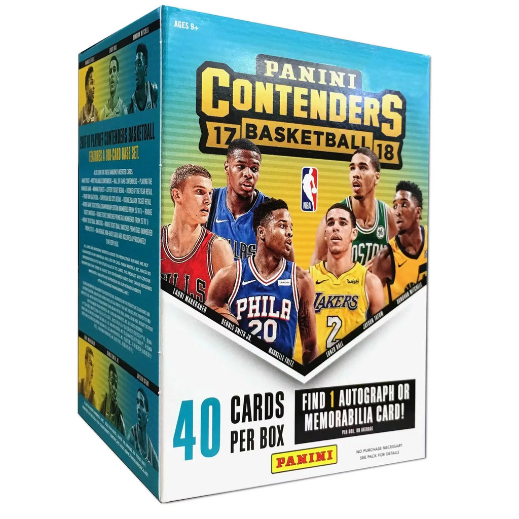 2017-18 Panini Contenders Basketball Blaster box