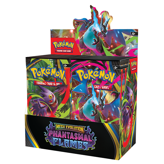 Pokemon TCG 美版 ME02 Phantasmal Flames Booster