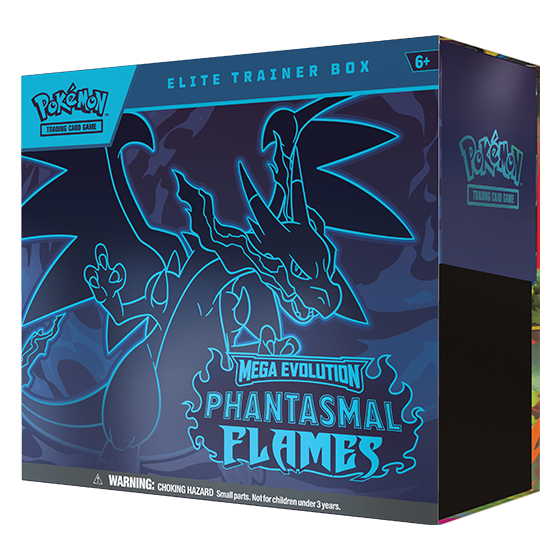 Pokemon TCG 美版 ME02 Mega Evolution—Phantasmal Flames Elite Trainer Box ...