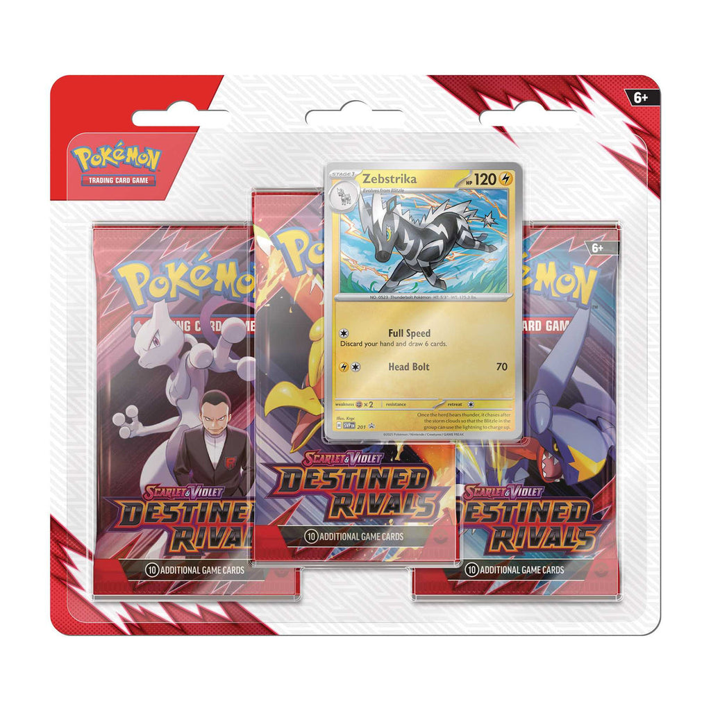Pokemon TCG 美版 SV10 Destined Rivals 3 Pack Blister