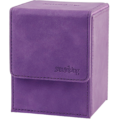 Sanseking Verical Single Grid PU Deck Box [Purple]