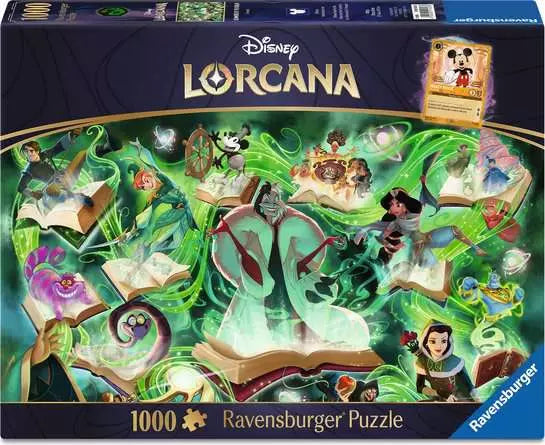 Disney Lorcana Glimmers of the Realm: Emerald 1000 Pc