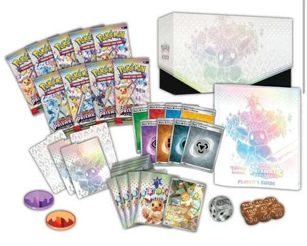 「預訂」Pokemon TCG 美版 SV8.5 SCARLET & VIOLET Prismatic Evolutions Elite Trainer Box