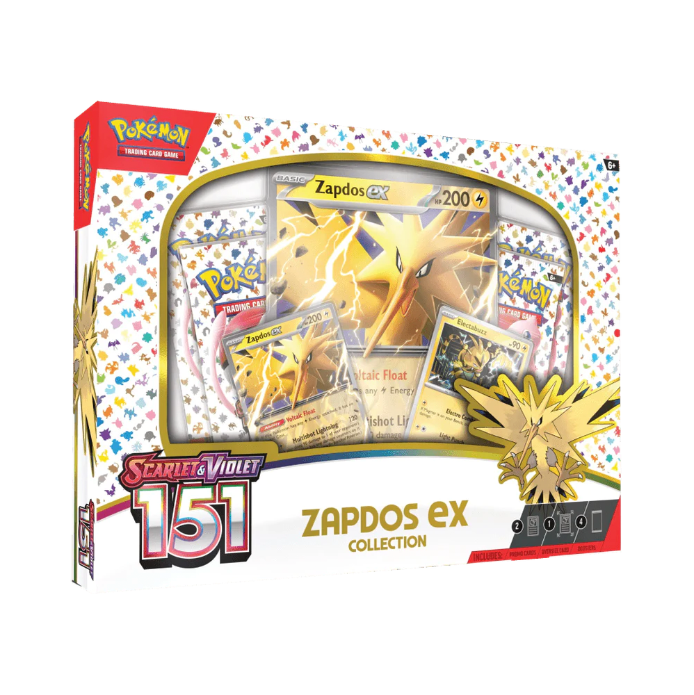 Pokemon TCG US version SV3.5 SCARLET & VIOLET: 151 Zapodos EX Collection Box