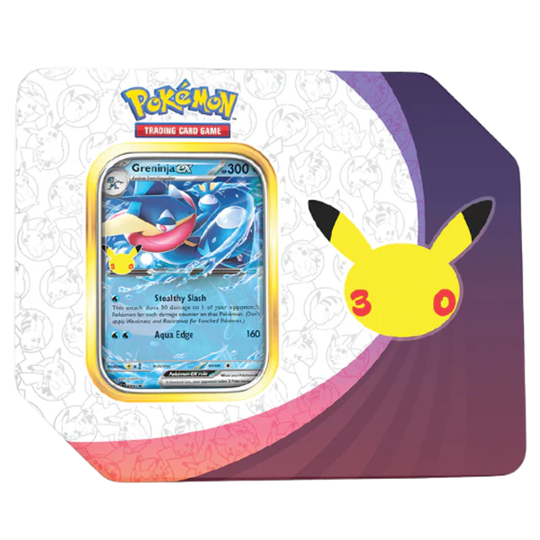 Pokemon TCG 美版 30th Celebration Big EX Tin - Greninja ex