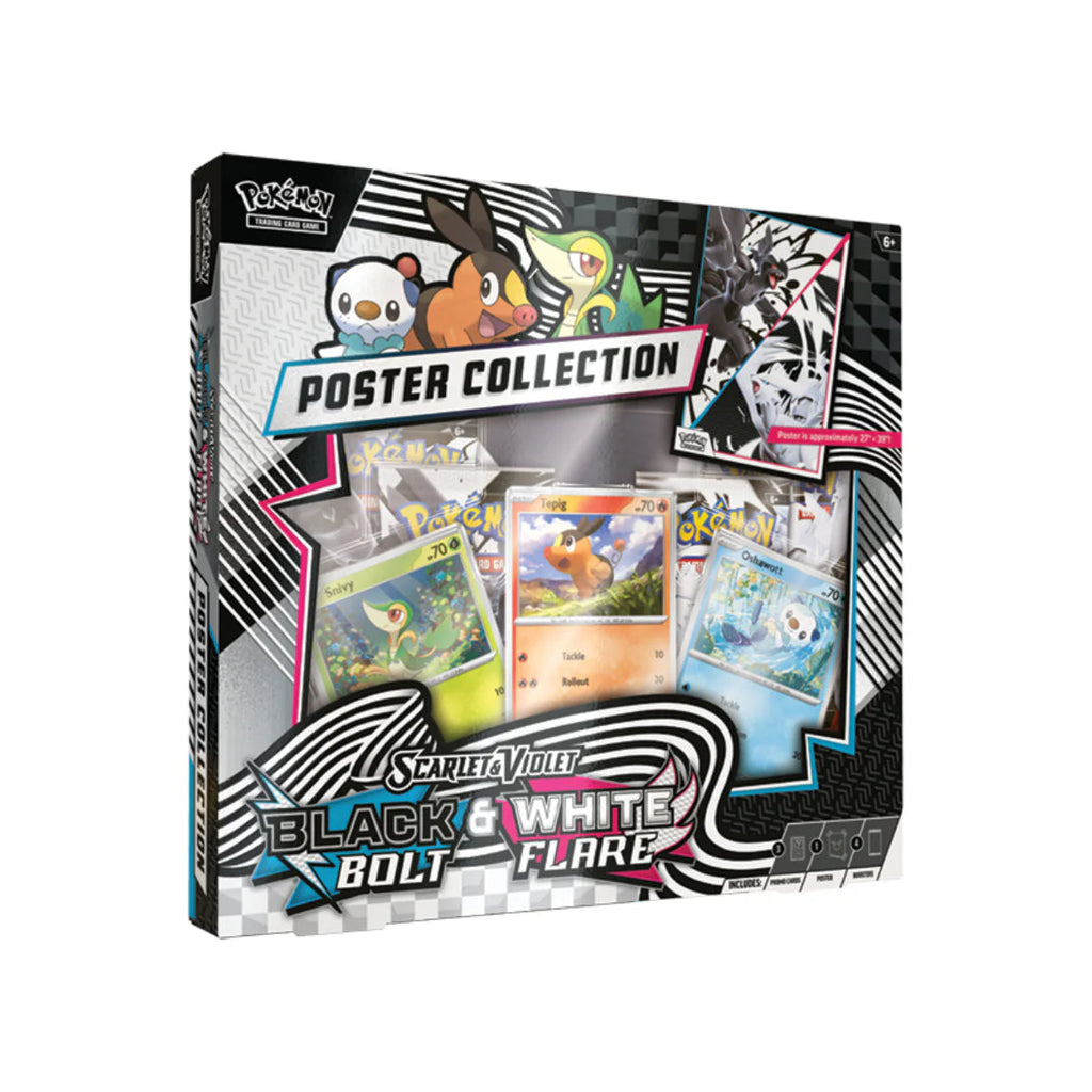 Pokemon TCG 美版 SV10.5 Black Bolt & White Flare Poster Collection