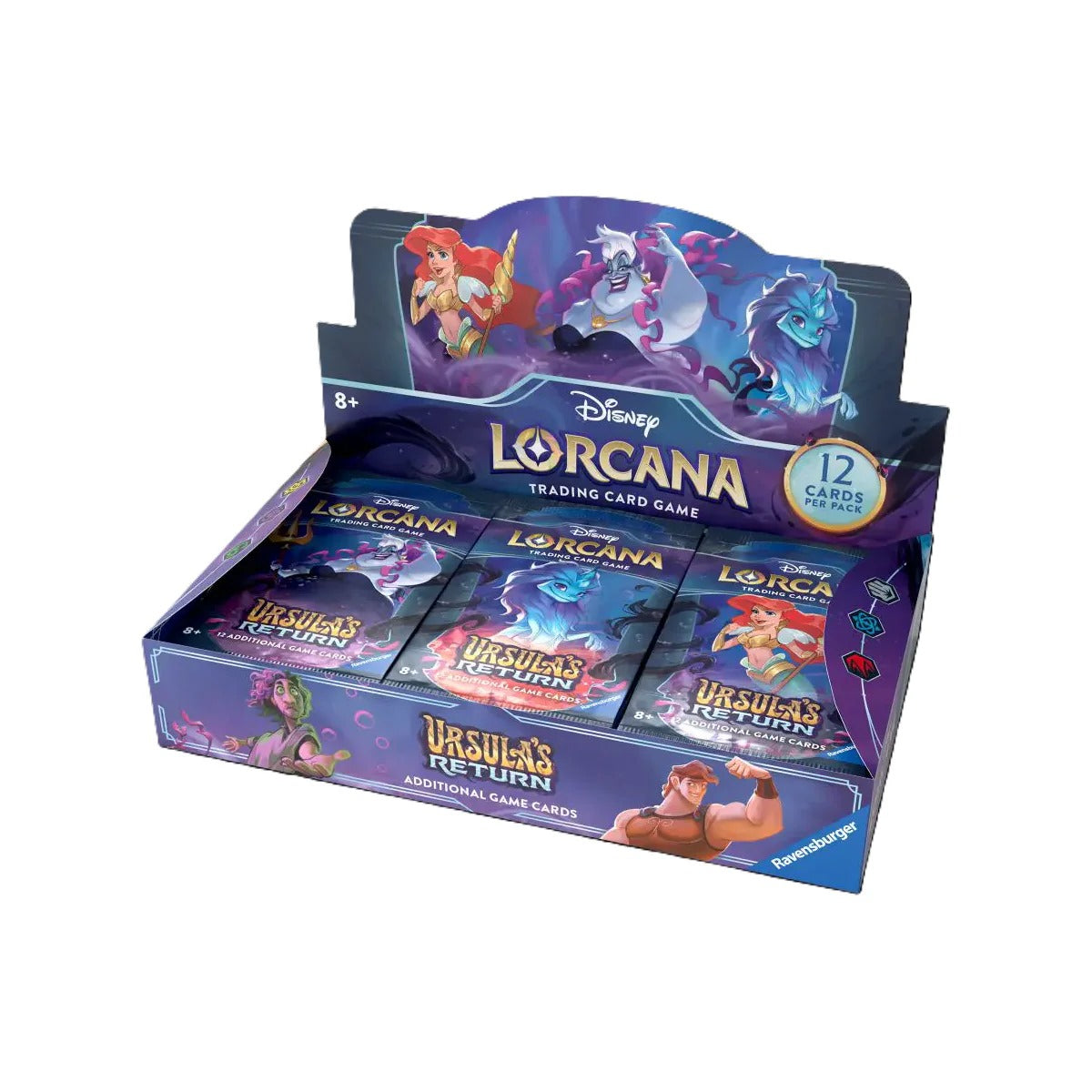 Disney Lorcana Trading Card Game Set 4 Ursulas Return Booster 24 Packs of 12 Cards main image 1