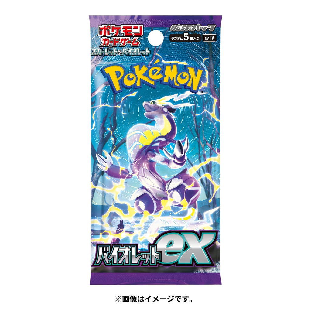 Pokemon TCG 日版 朱與紫 sv1V 「バイオレットex」紫ex 擴充包 (Pack)