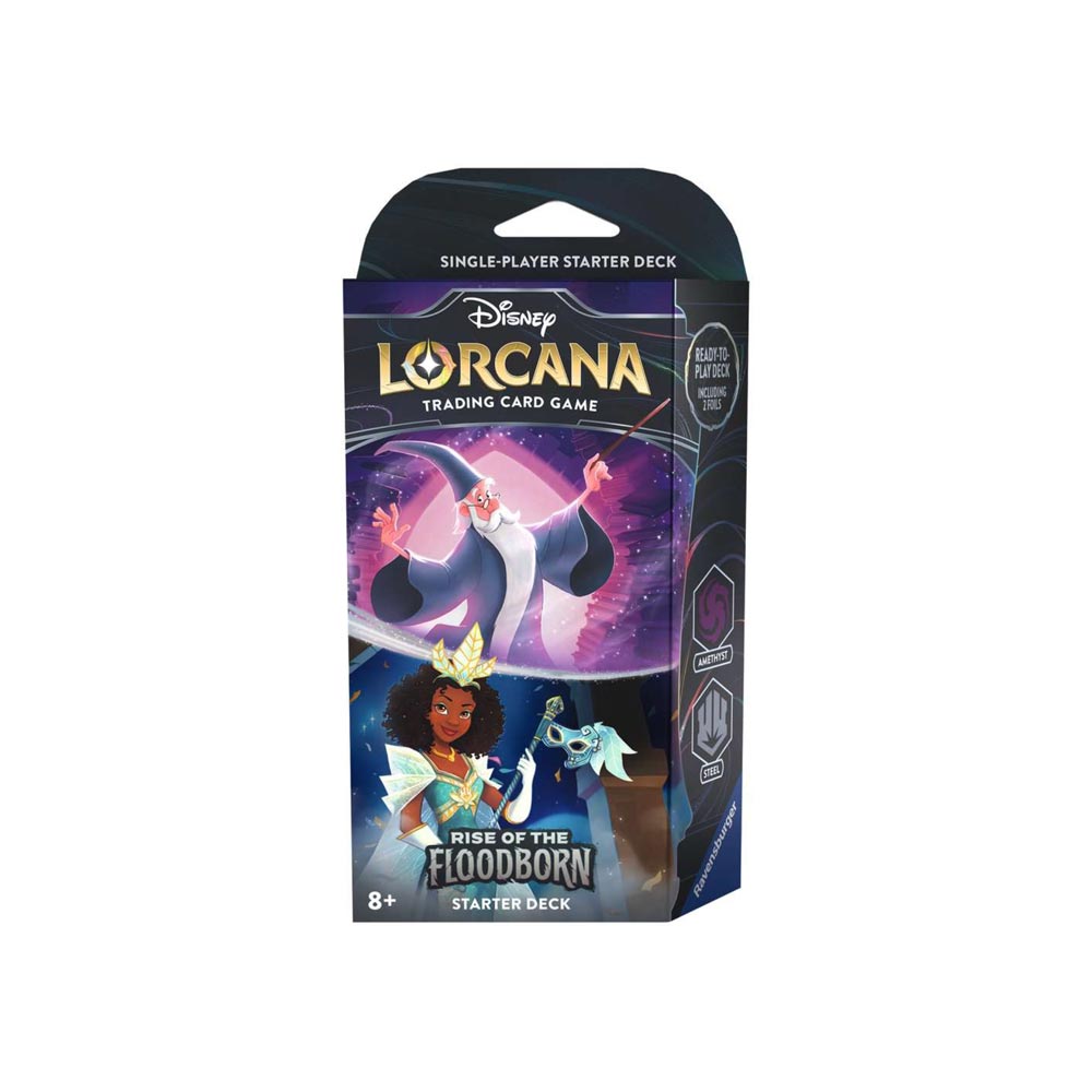 disney lorcana chapter 2 starter deck Disney Lorcana TCG The Chapter 2 Rise of the Floodborn Starter Deck | HobbyX Store