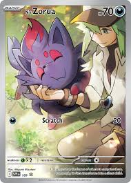 Pokemon Journey Together( N's Zorua) Card