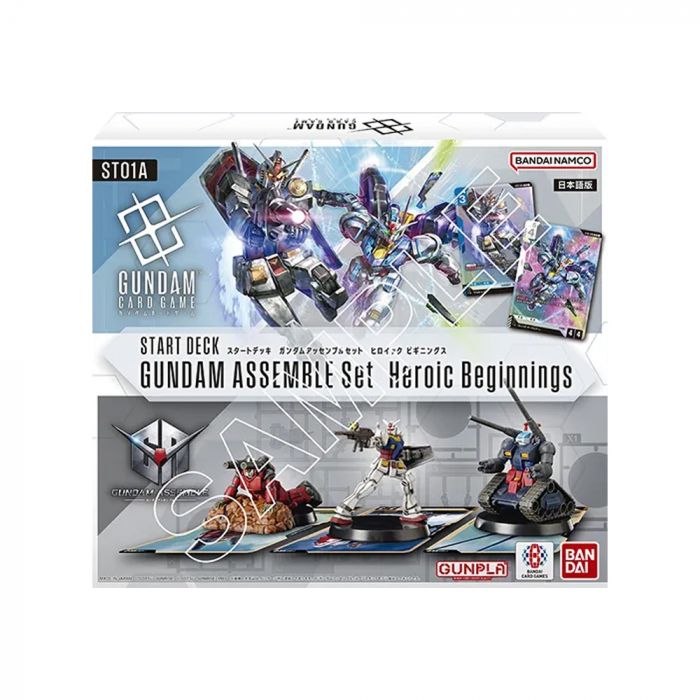 Bandai Gundam Card Game 高達卡牌遊戲 日版 起始牌組 Gundam Assemble Set - ST01A - Heroic Beginnings
