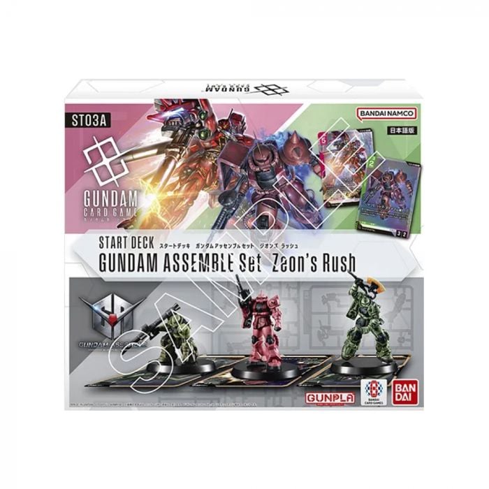 Bandai Gundam Card Game 高達卡牌遊戲 日版 起始牌組 Gundam Assemble Set - ST03A - Zeon's Rush