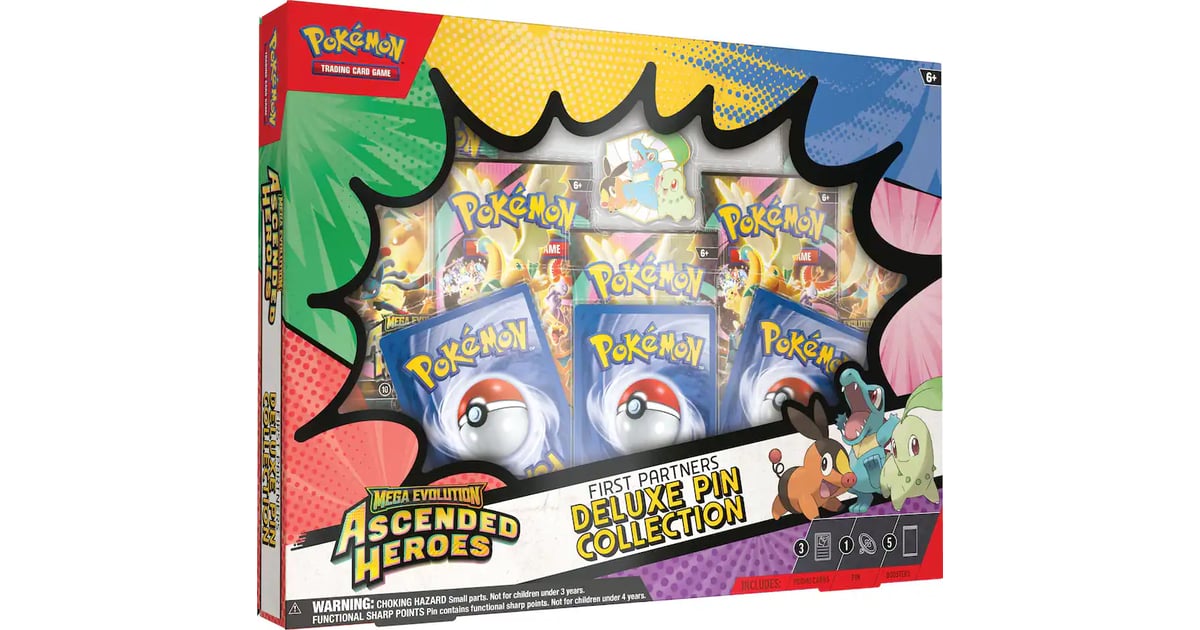 ポケモンカードゲーム Pokemon TCG First Partners Deluxe Pin Pokemon TCG 美版Ascended Heroes First Partners Deluxe Pin