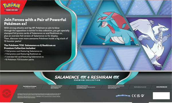 Pokemon TCG 美版 Salamence ex & Reshiram ex