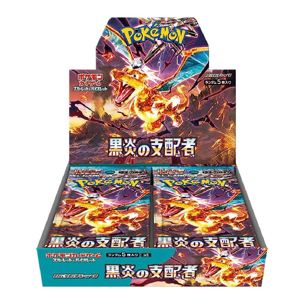 Pokemon TCG Japanese Version Scarlet & Violet sv3 「Black Flame Ruler」Booster Box