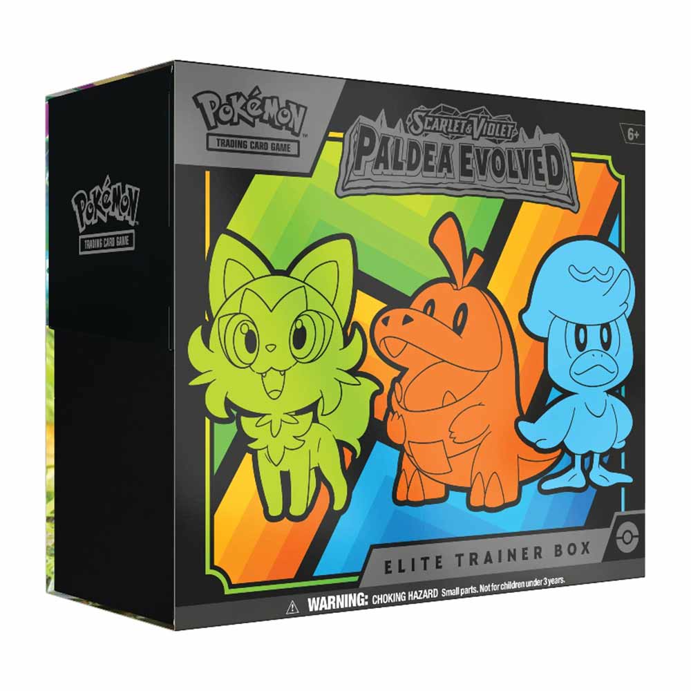 Pokemon TCG US Version sv2 Scarlet & Violet Paldea Evolved Elite Trainer Box