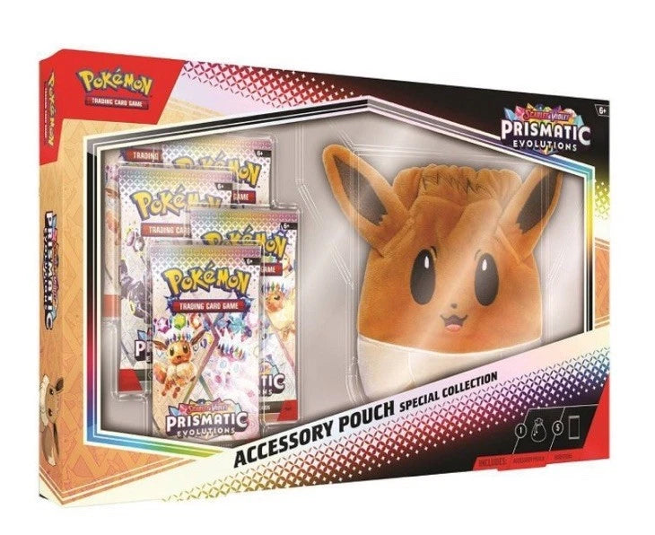 Pokemon TCG 美版 Prismatic Evolutions Accessory Pouch Special Collection