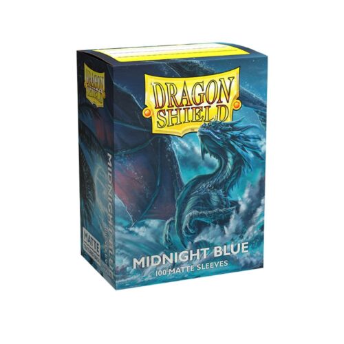 Dragon Shield Sleeves: Matte Dual - Midnight Blue (100)