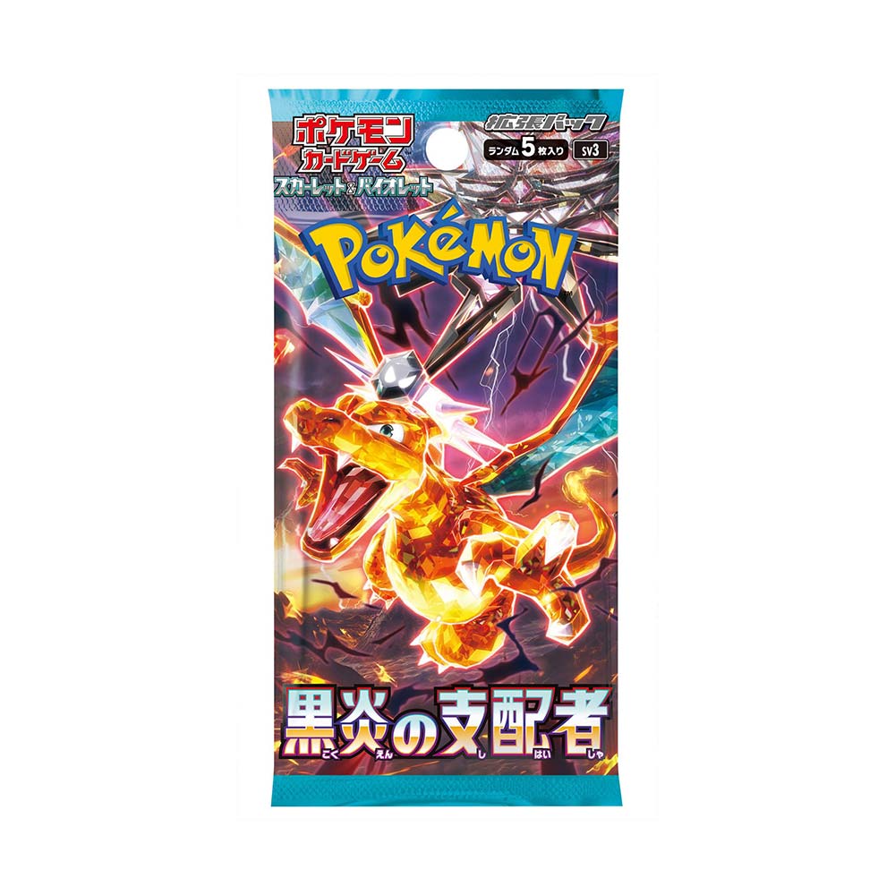 Pokemon TCG Japanese Version Scarlet & Violet sv3 「Black Flame Ruler」Booster Pack