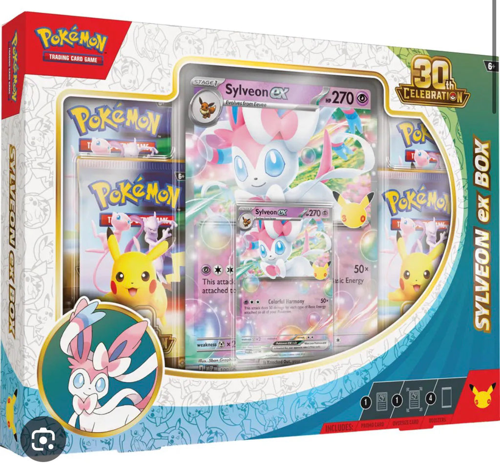 Pokemon TCG 美版 30th Celebration Sylveon ex Box