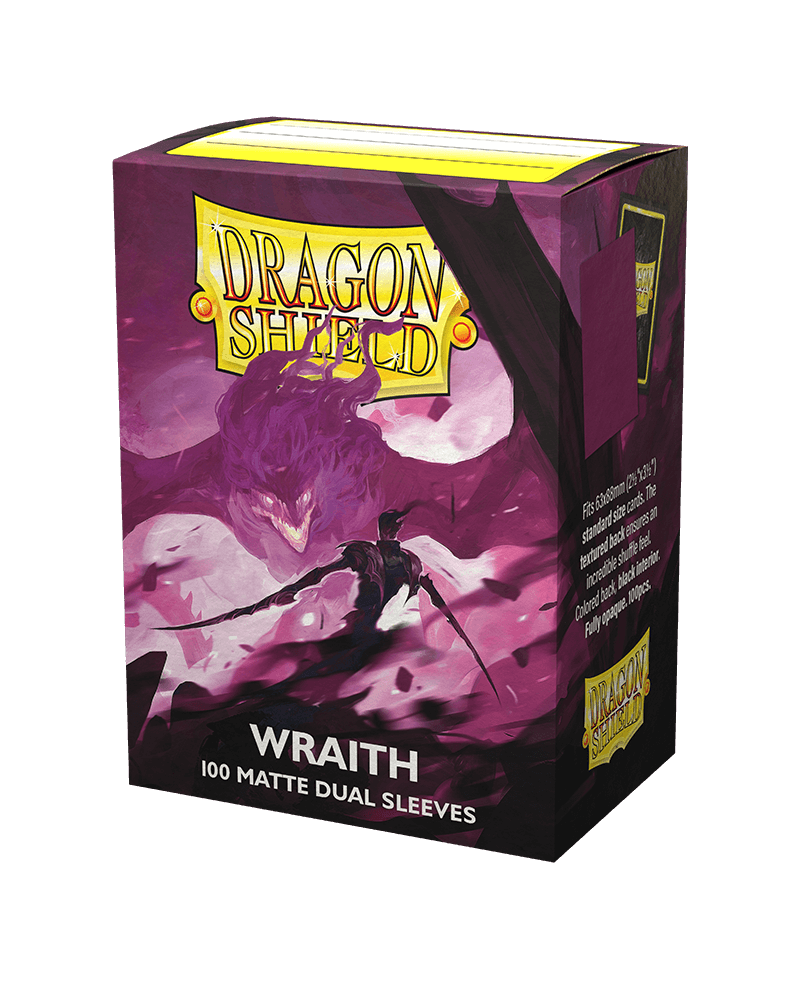 Dragon Shield Sleeves: Matte Dual - Wraith (100) - HobbyX Store