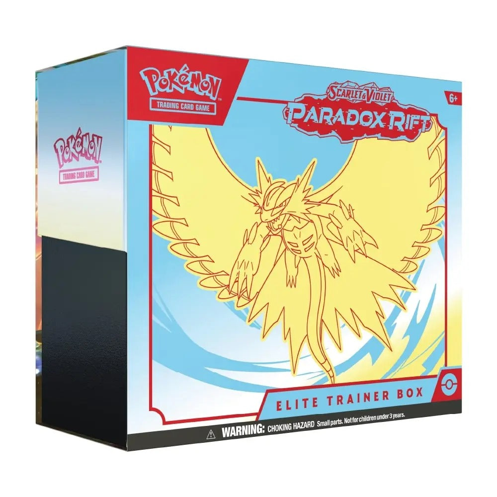 「Preorder」Pokemon TCG US Version SV04 SCARLET & VIOLET Paradox Rift Elite Trainer Box