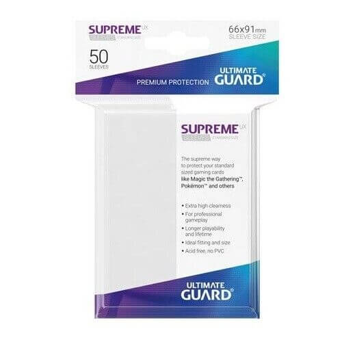 Ultimate Guard 50 - Supreme UX Sleeves Standard Size - white - HobbyX Store