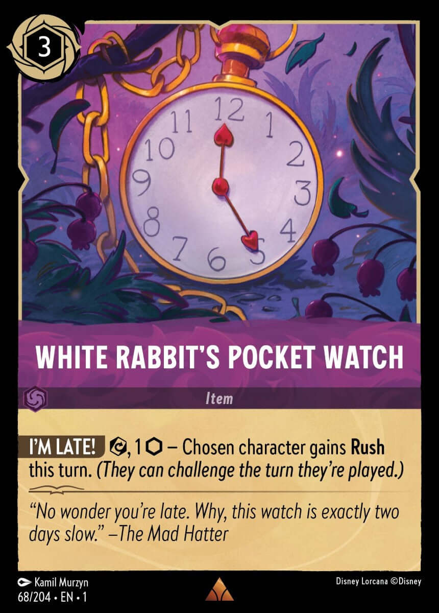 White Rabbit's Pocket Watch | HobbyX Store | Trading Card Store in Hong ...