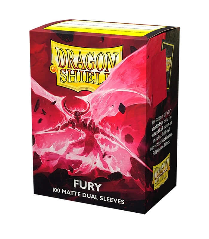 Dragon Shield Sleeves: Matte Dual - Fury (100) - HobbyX Store