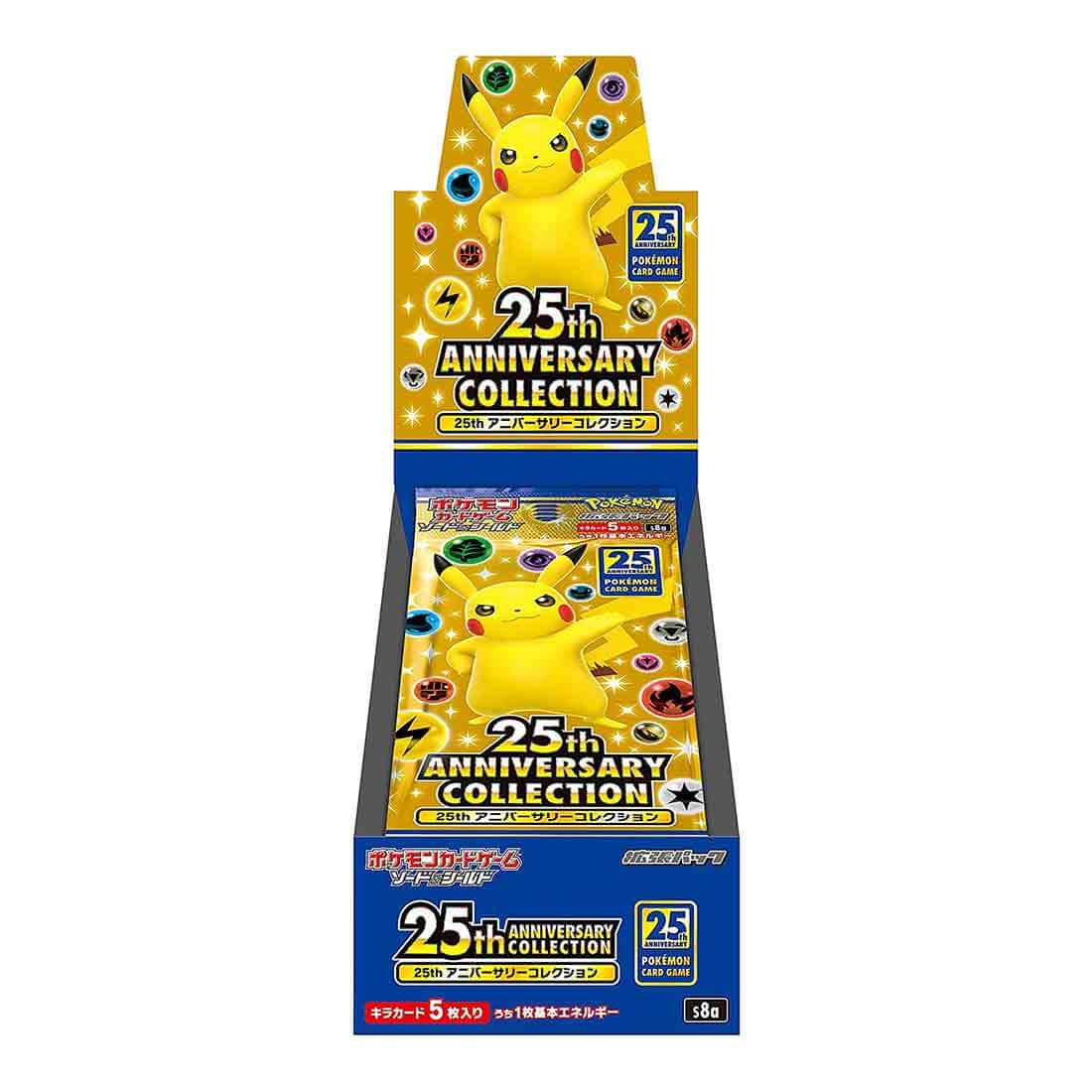 Pokemon TCG 日版劍與盾S8a 「25th ANNIVERSARY