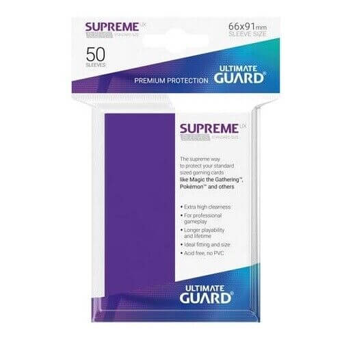 Ultimate Guard 50 - Supreme UX Sleeves Standard Size - purple - HobbyX Store